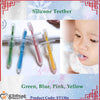 Soft  Silicone Tooth Brush Style Teether (random)