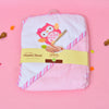Carter's Hoodie Bathing Towel Pink with strip seam