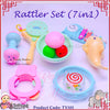 Dynamic Baby Rattler - 7 pieces Loose Packing