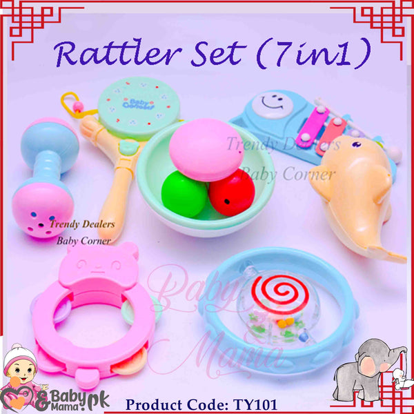 Dynamic Baby Rattler - 7 pieces Loose Packing